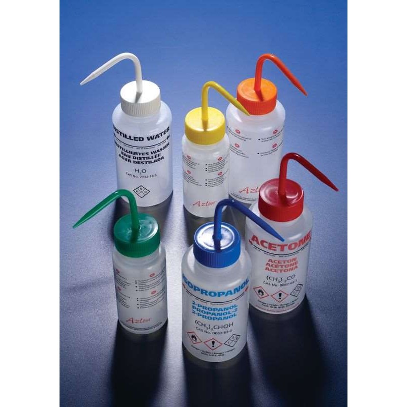 寬口彩色標記洗瓶