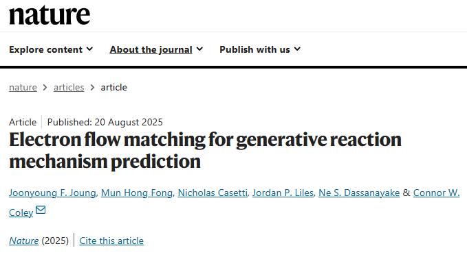 Electron flow matching for generative reaction mechanism prediction Electron flow matching for generative reaction mechanism prediction