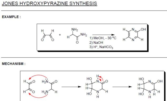 Jones Hydroxypyrazine Synthesis｜2,3-二羥基吡嗪的經典一鍋法