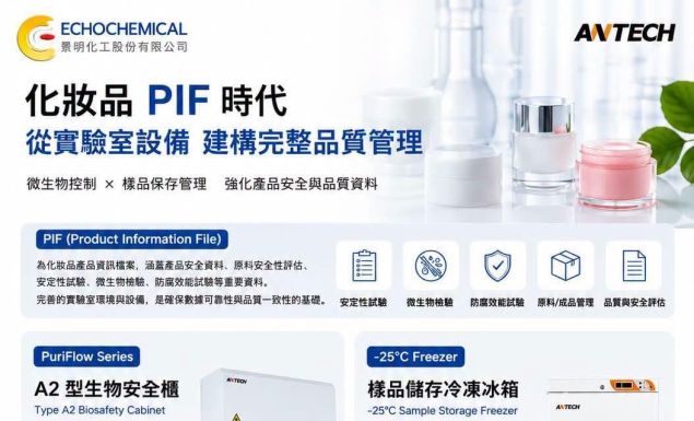 【化粧品 PIF 時代|從實驗室設備,建構更完整的品質管理】