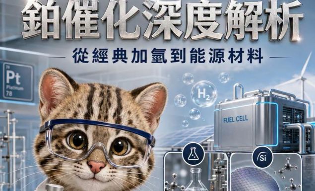 鉑催化深度解析|從經典加氫、矽氫加成到燃料電池與先進薄膜