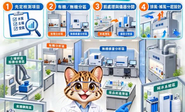 環境監測實驗室建構建議與注意事項|真正影響檢測品質的,不只是儀器