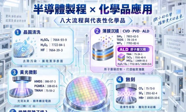 【一顆晶片,是怎麼被化學品一層一層做出來的?】